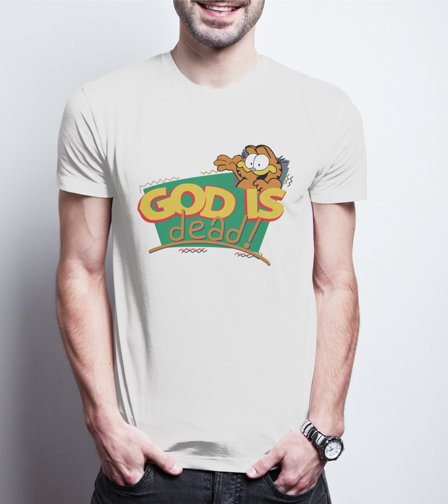 God Is Dead Garfield T-Shirt