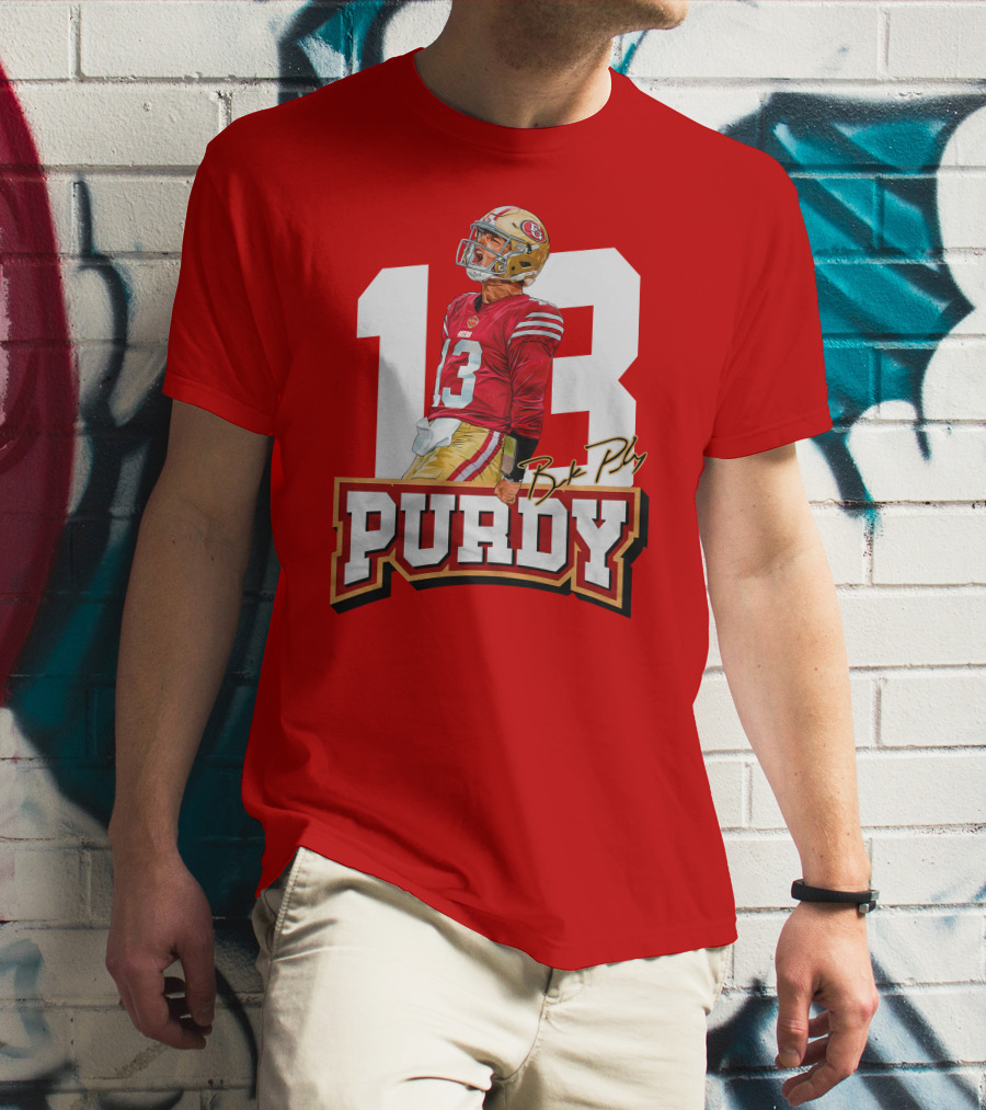 13 Brock Purdy Football Jersey San Francisco Player T-Shirt