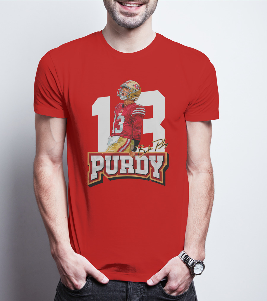 13 Brock Purdy Football Jersey San Francisco Player T-Shirt