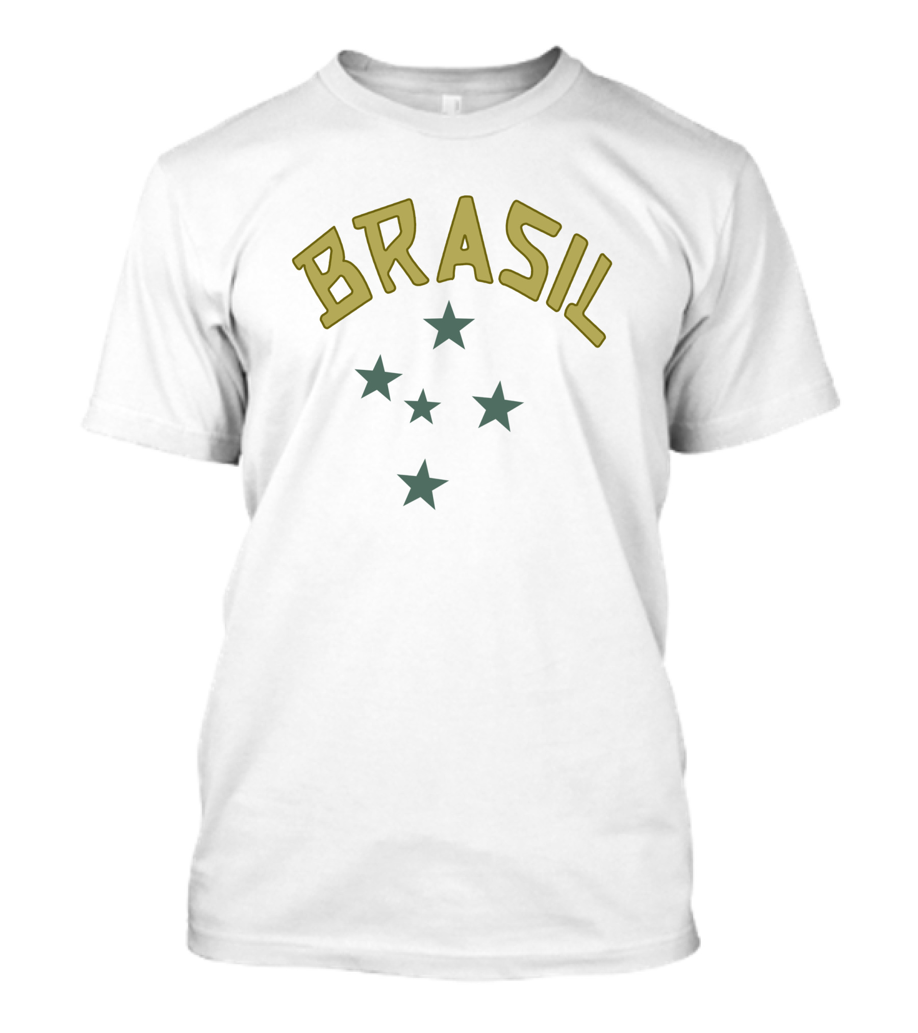 BRASIL Five Stars T-Shirt
