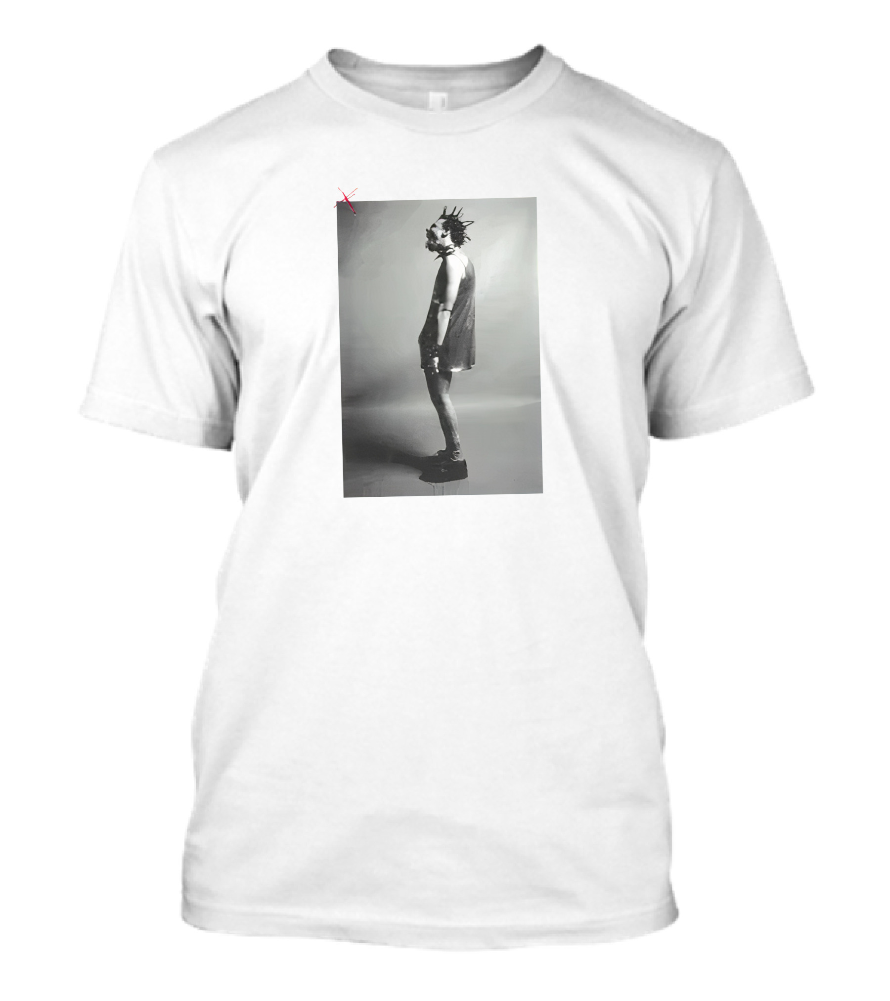 Yb Weird Edgy Black And White Punk Aesthetic T-Shirt