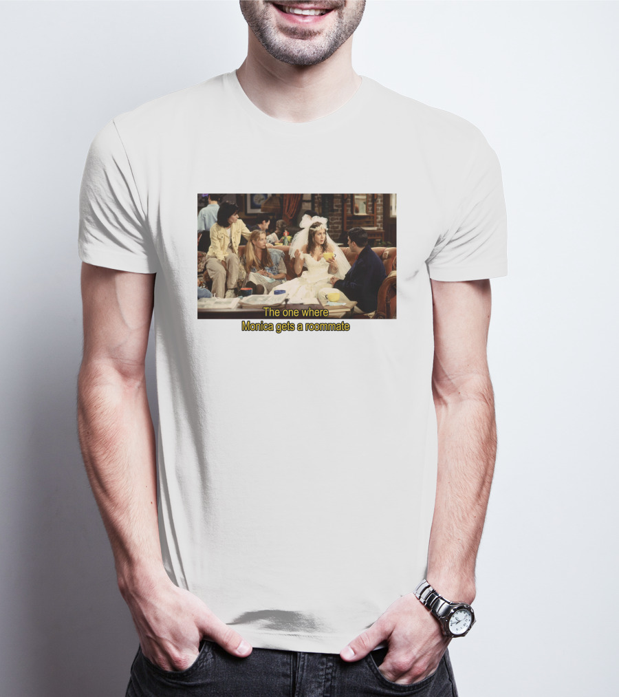 Friends The One Where Monica Gets A Roommate Wedding Dress Scene T-Shirt