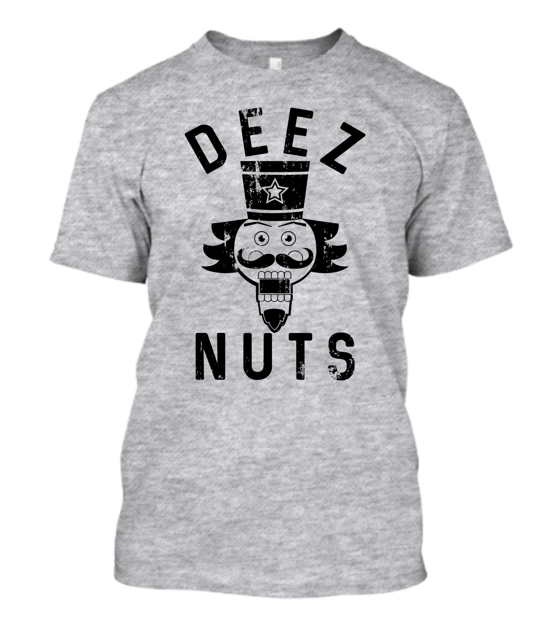 Deez Nuts Nutcracker Face Star Hat T-Shirt