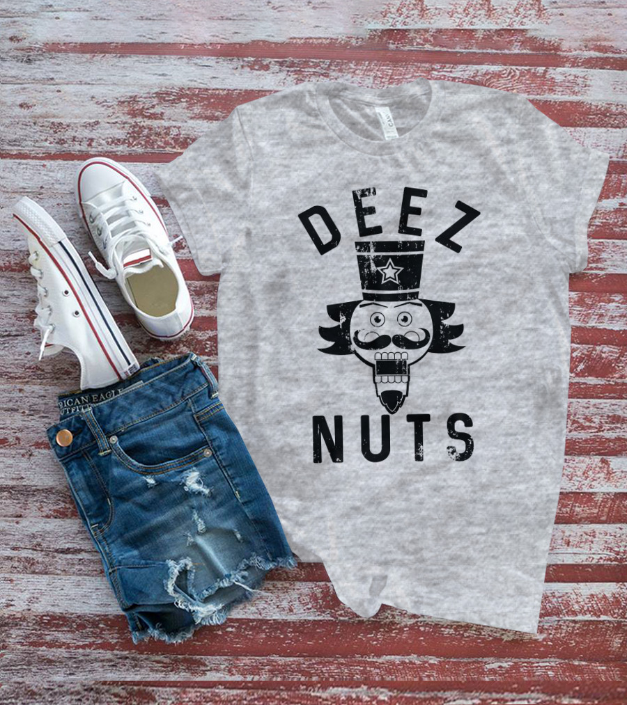 Deez Nuts Nutcracker Face Star Hat T-Shirt