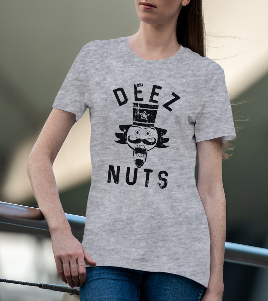 Deez Nuts Nutcracker Face Star Hat T-Shirt