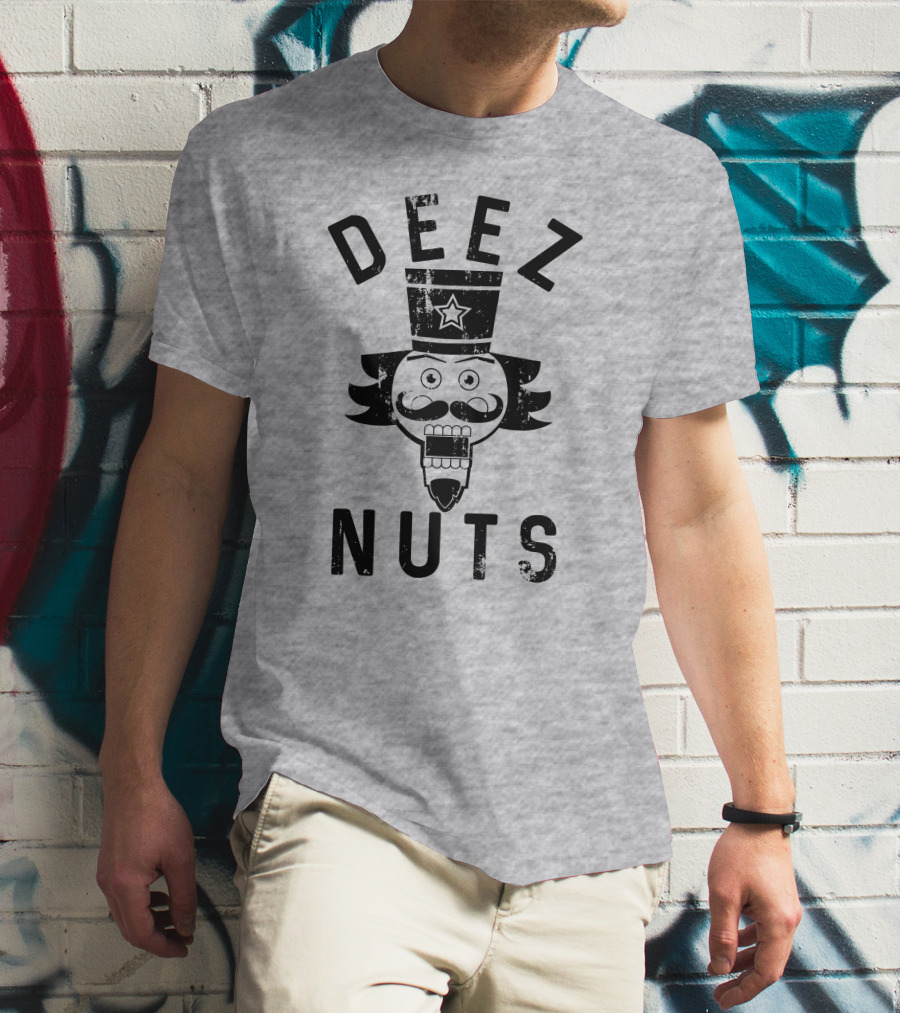 Deez Nuts Nutcracker Face Star Hat T-Shirt