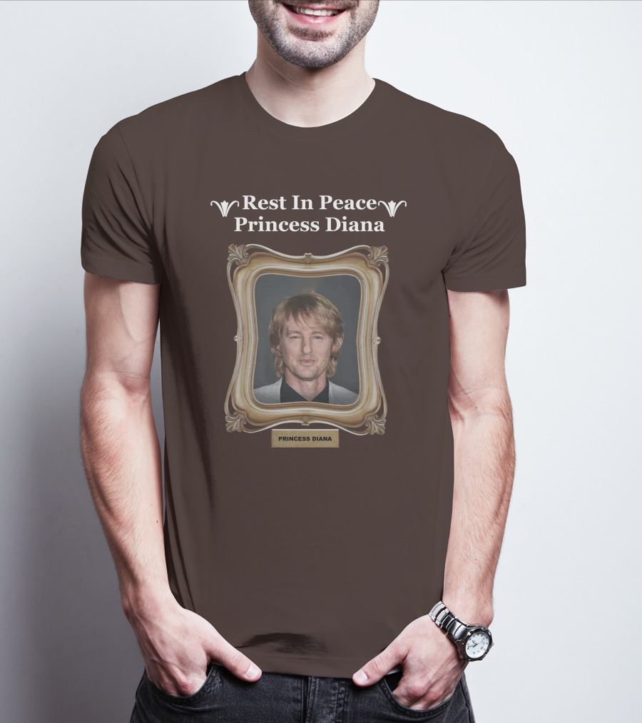 Rest In Peace Princess Diana Owen Wilson Frame T-Shirt