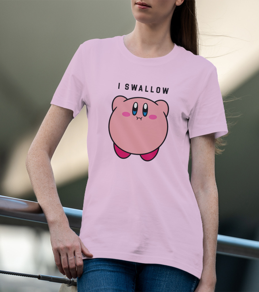 Kirby I Swallow Retro Gaming T-Shirt