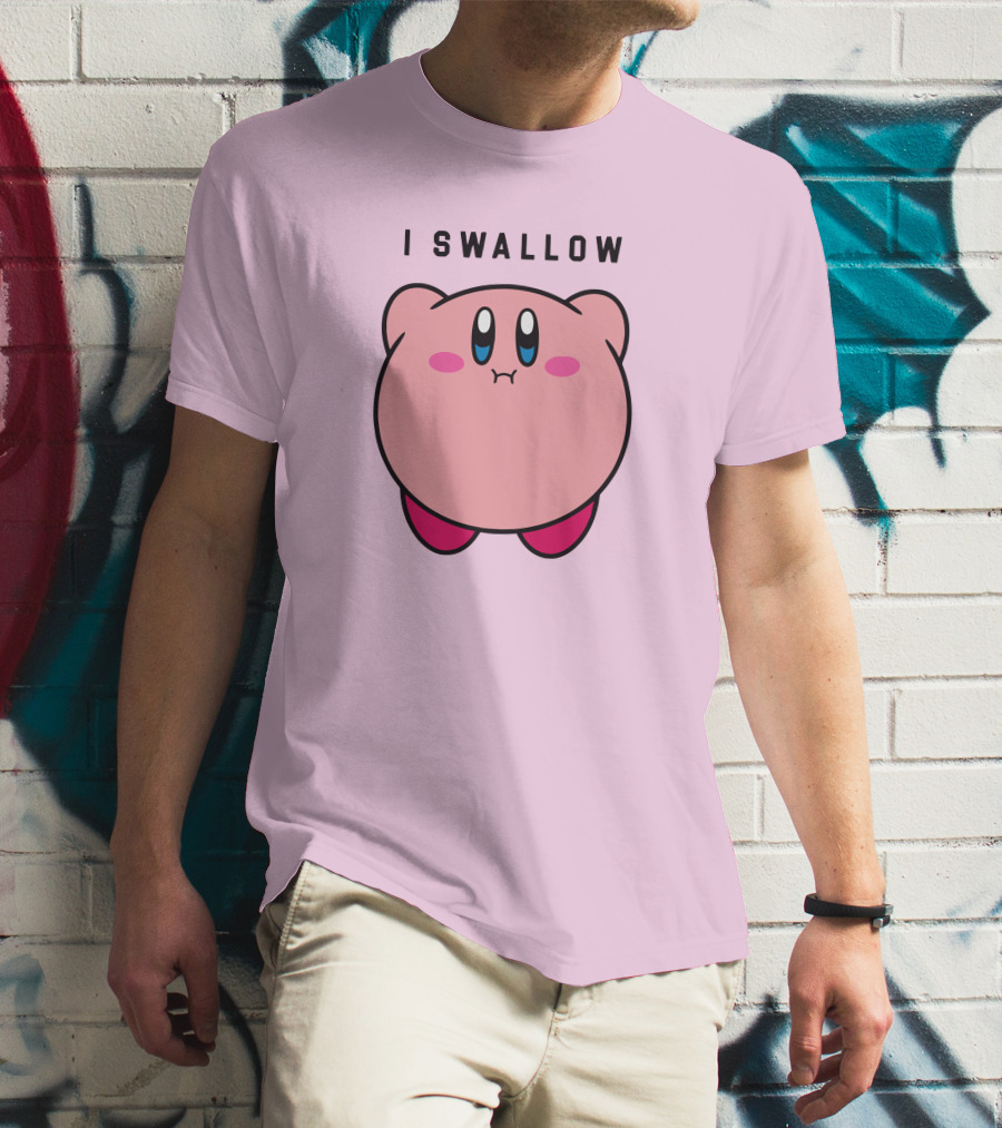 Kirby I Swallow Retro Gaming T-Shirt