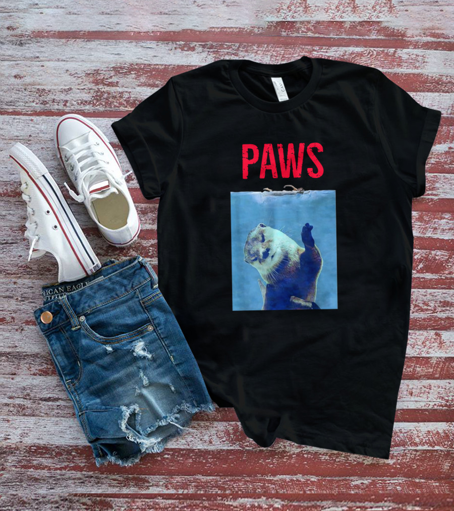 PAWS Funny Otter Jaws T-Shirt
