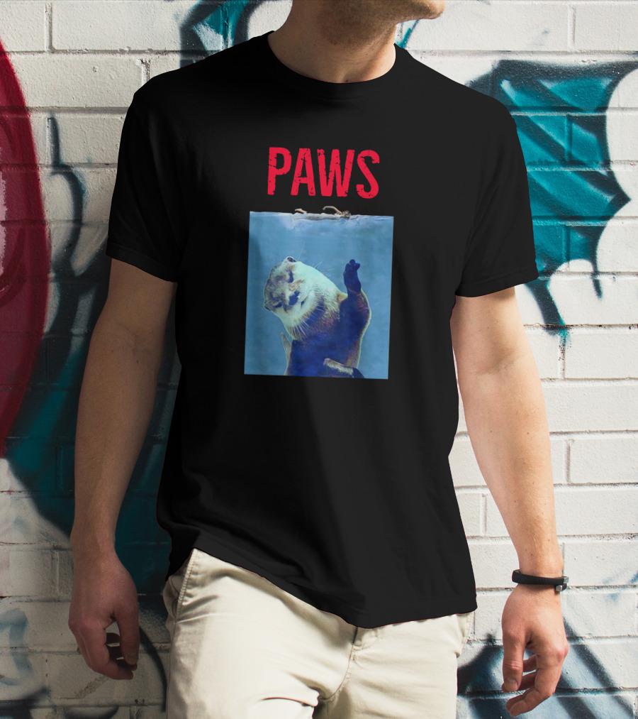 PAWS Funny Otter Jaws T-Shirt