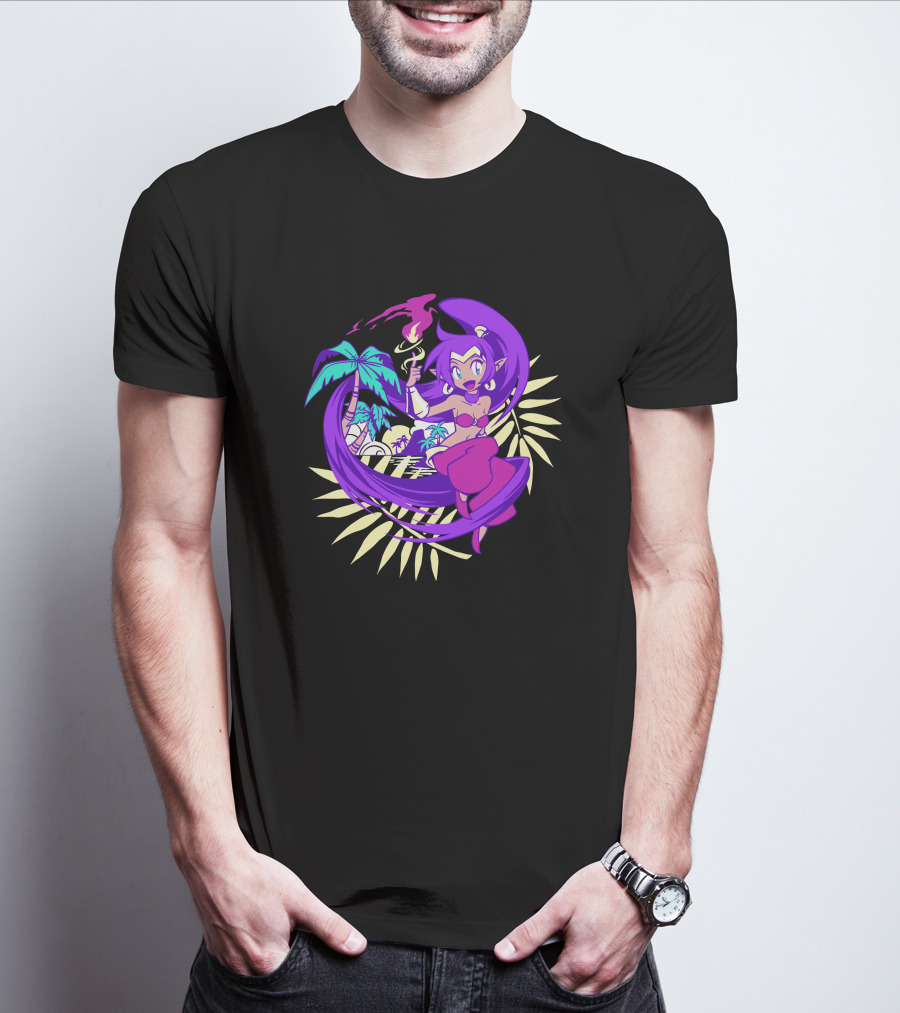 Shantae Tropical Trickster Palm Magic Fusion T-Shirt