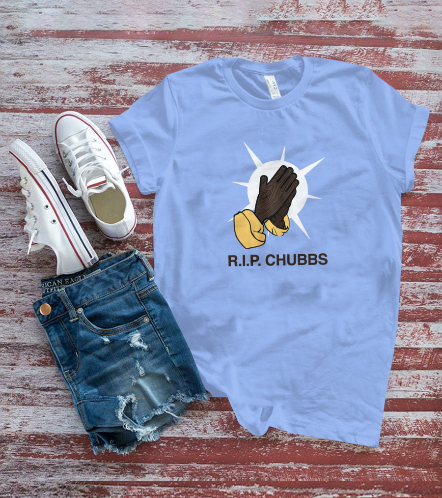 R.I.P. Chubbs Praying Hands T-Shirt