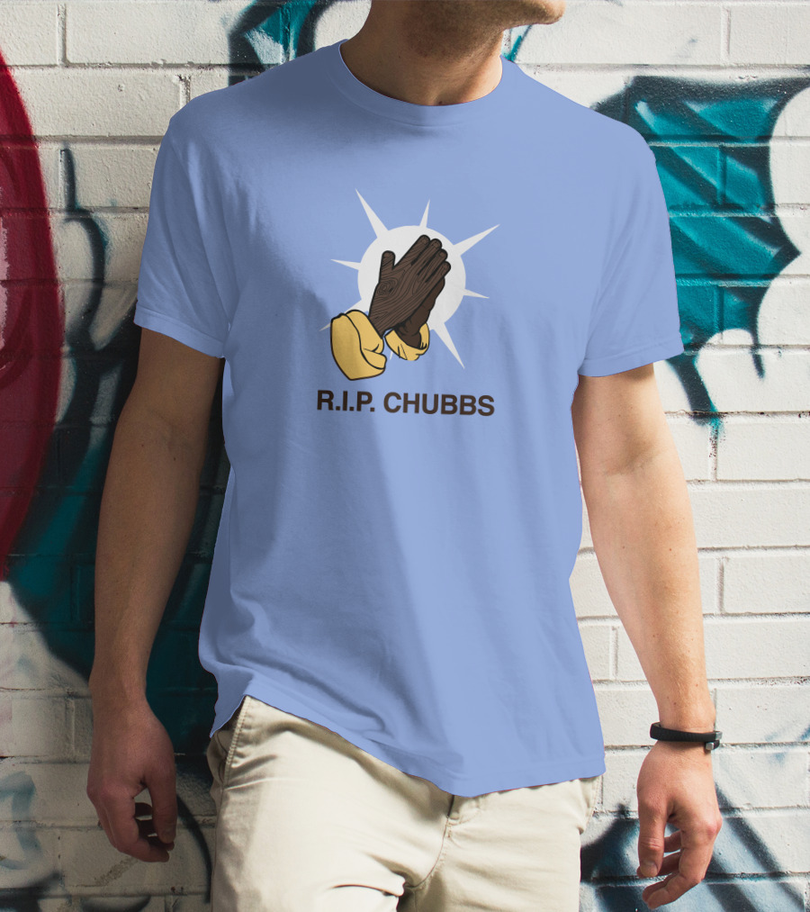R.I.P. Chubbs Praying Hands T-Shirt