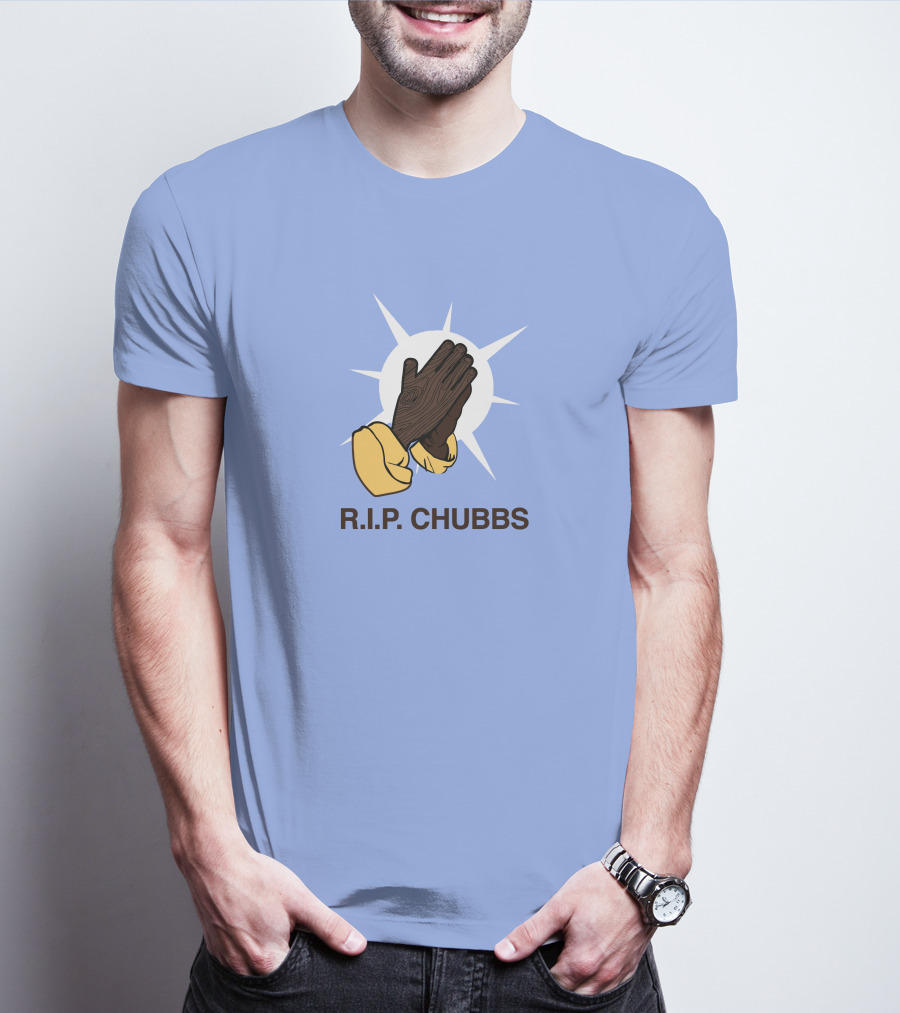 R.I.P. Chubbs Praying Hands T-Shirt