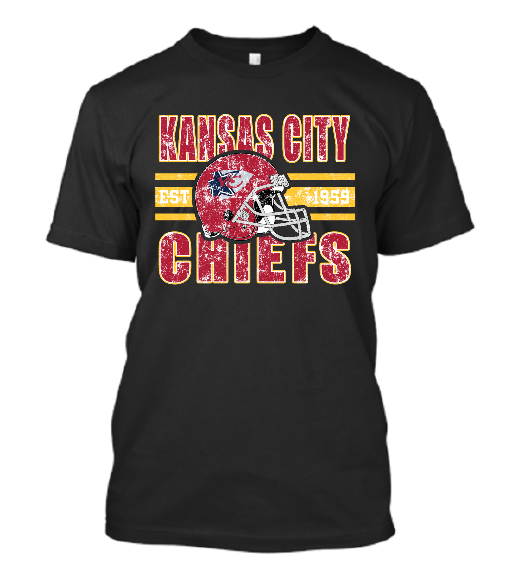 Kansas City Chiefs EST 1959 Helmet T-Shirt