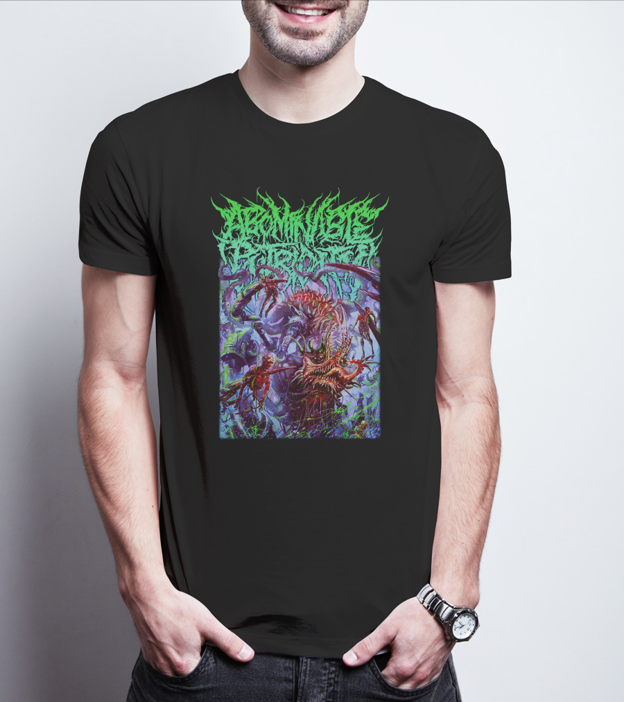 Grotesque Cybernetic Optimization Morbidly Unique Bio-Mechanical Horror Creature T-Shirt