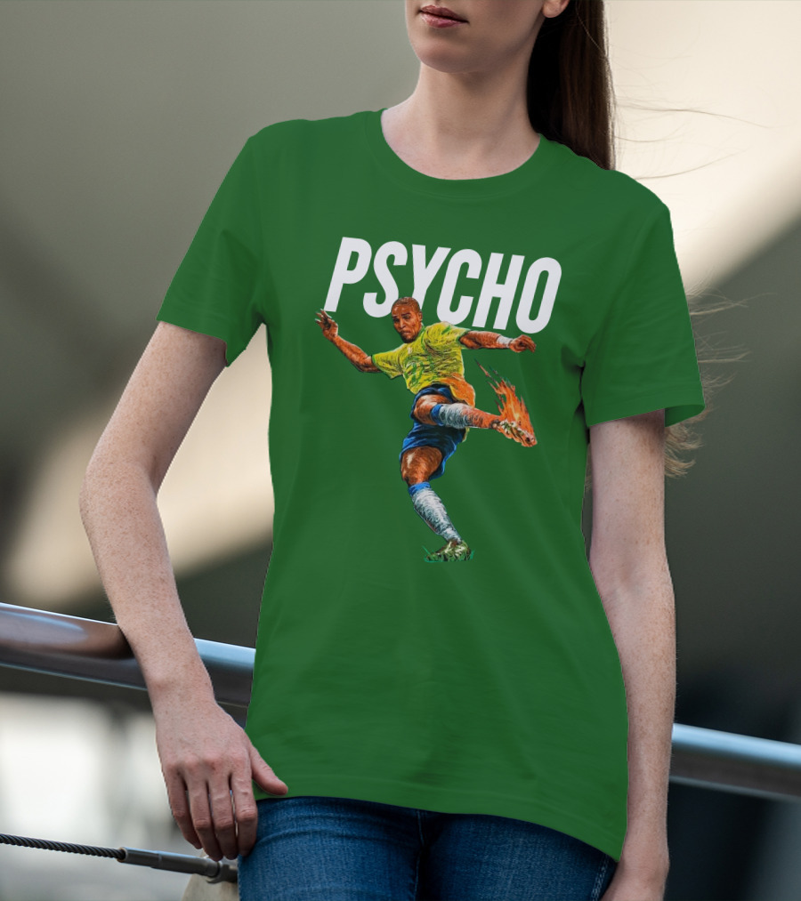 Adriano Psycho Soccer Kick With Flaming Shoe T-Shirt