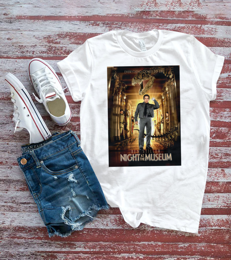 Night At The Museum Everything Comes To Life Ben Stiller T-Shirt