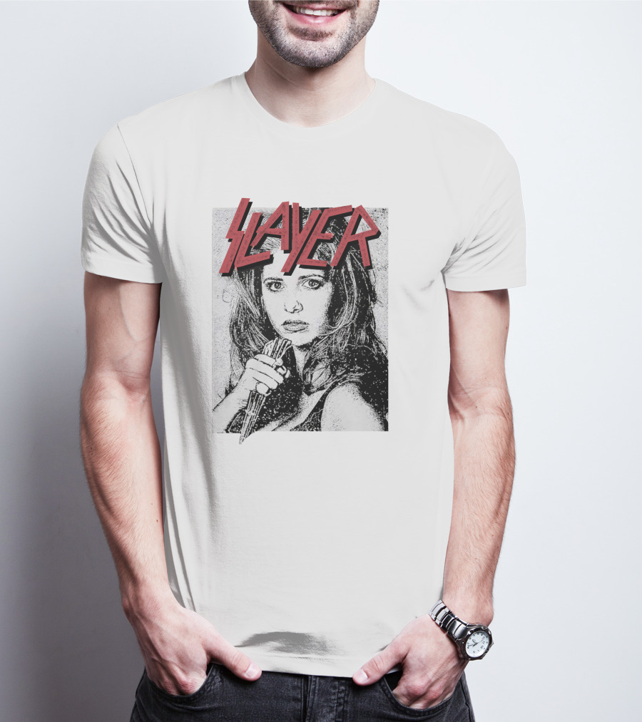 Buffy Slayer Vampire Cross T-Shirt