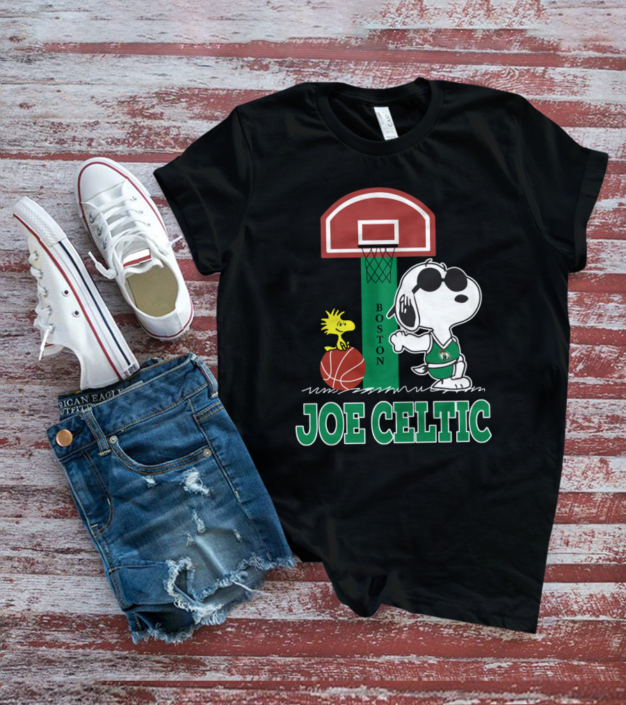 Snoopy Joe Celtic Boston Basketball Fan T-Shirt