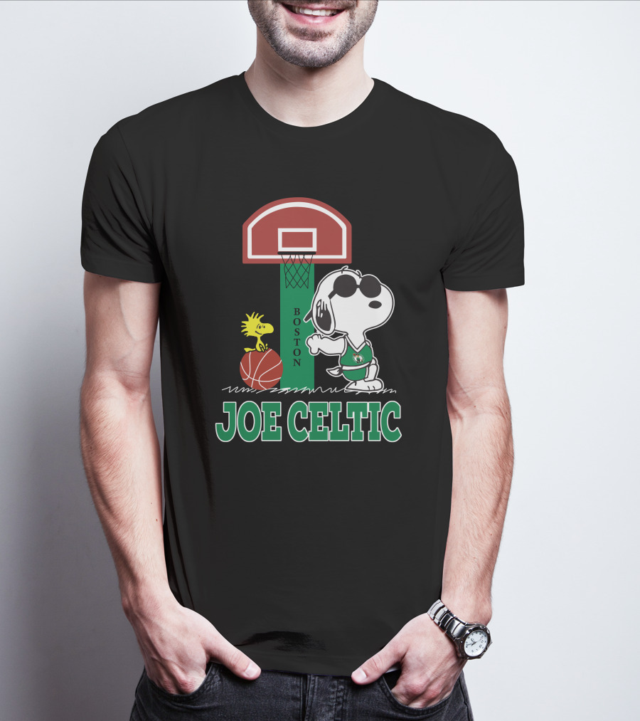 Snoopy Joe Celtic Boston Basketball Fan T-Shirt