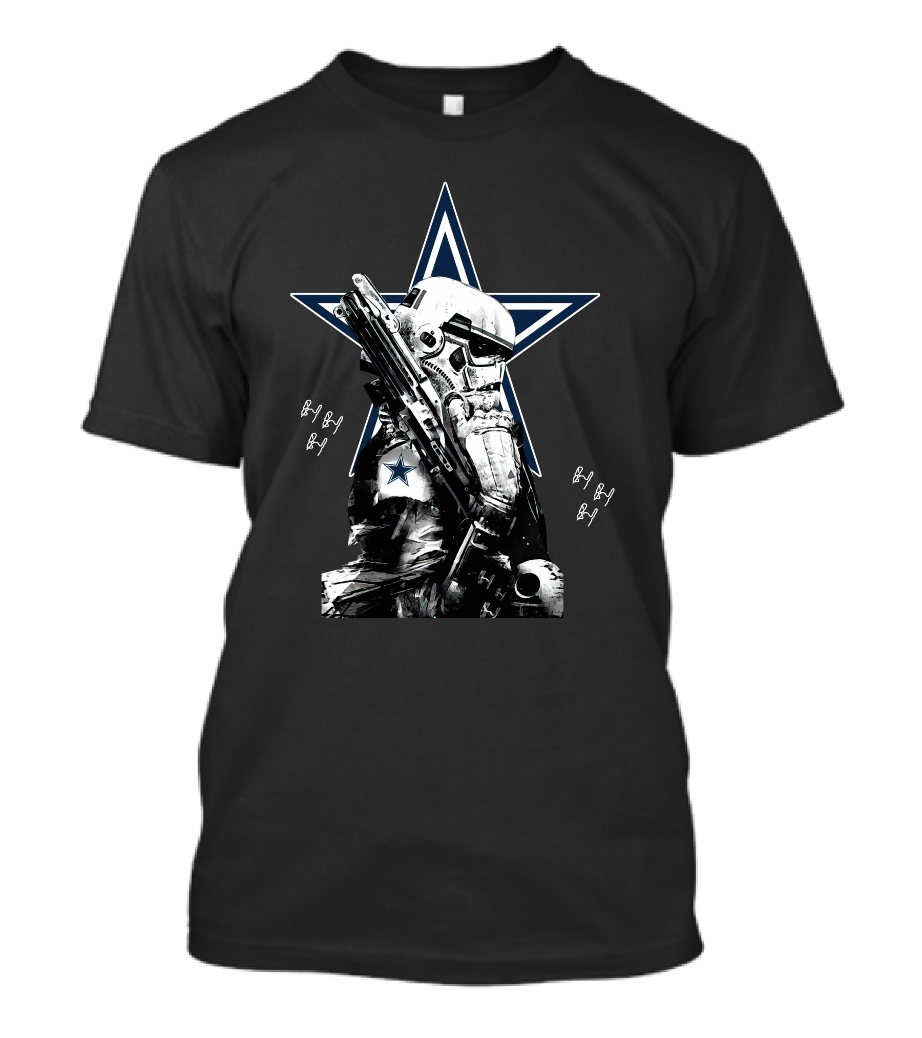 Stormtrooper Dallas Cowboys Star Wars Crossover Fan T-Shirt