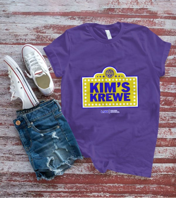 LSU Tigers Women's Basketball Kim's Krewe Featuring Iconic Tiger T-Shirt
