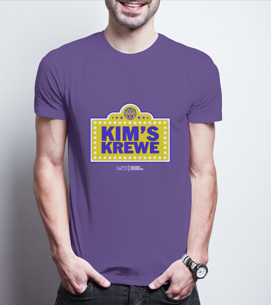 LSU Tigers Women's Basketball Kim's Krewe Featuring Iconic Tiger T-Shirt