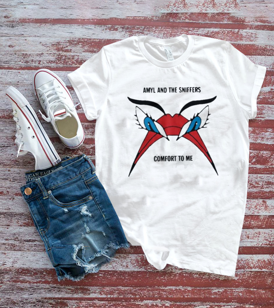 Amyl And The Sniffers Comfort To Me Red Eyes T-Shirt