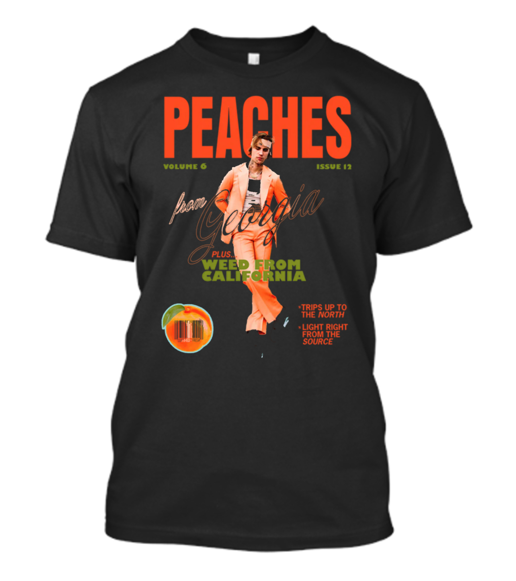 PEACHES Volume 6 Issue 12 From Georgia Plus Weed From California T-Shirt