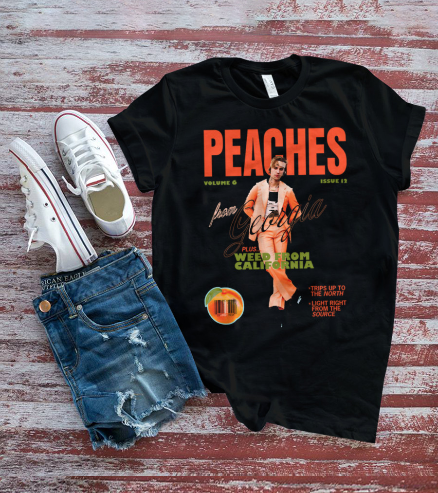 PEACHES Volume 6 Issue 12 From Georgia Plus Weed From California T-Shirt