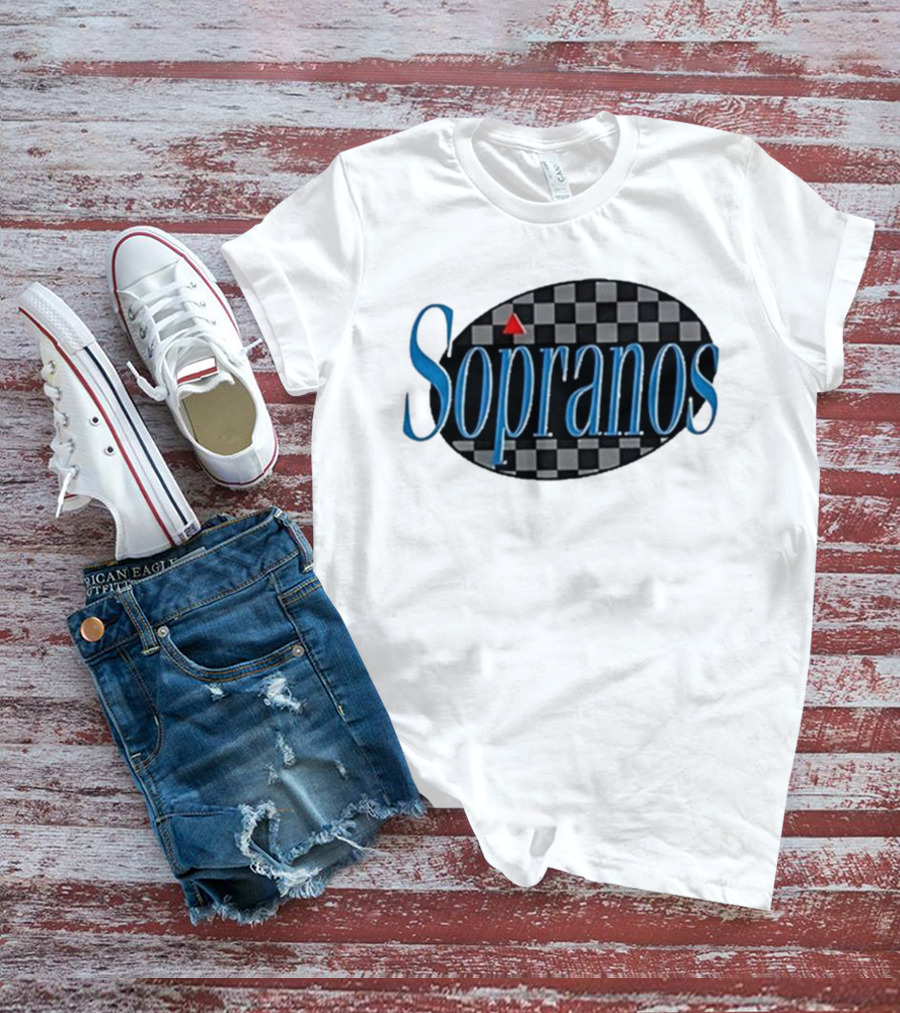 Seinpranos VIII Omwearta Seinfeld Soprano Checkerboard T-Shirt