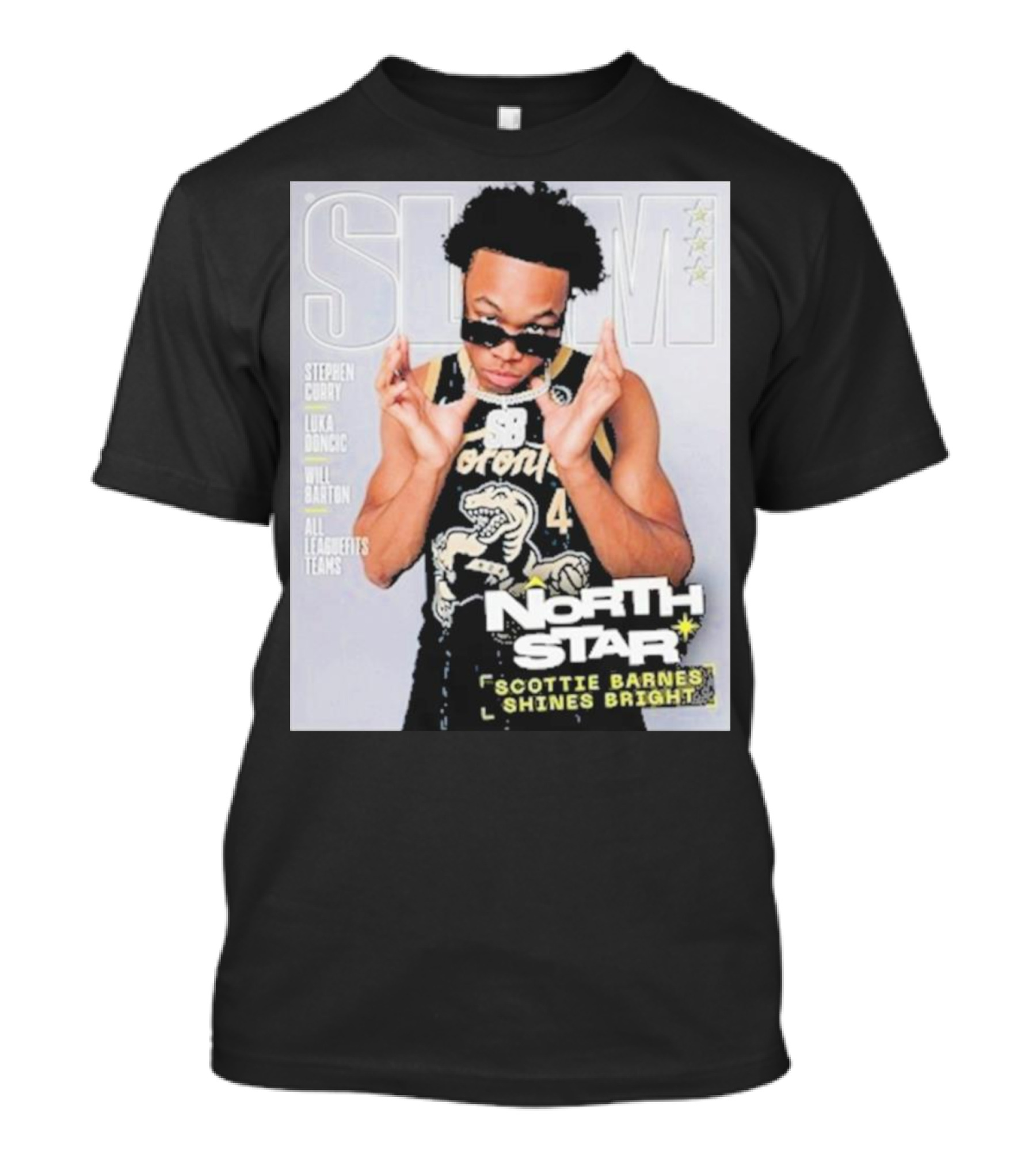 SLAM Cover North Star Toronto Raptors Scottie Barnes Shines Bright T-Shirt