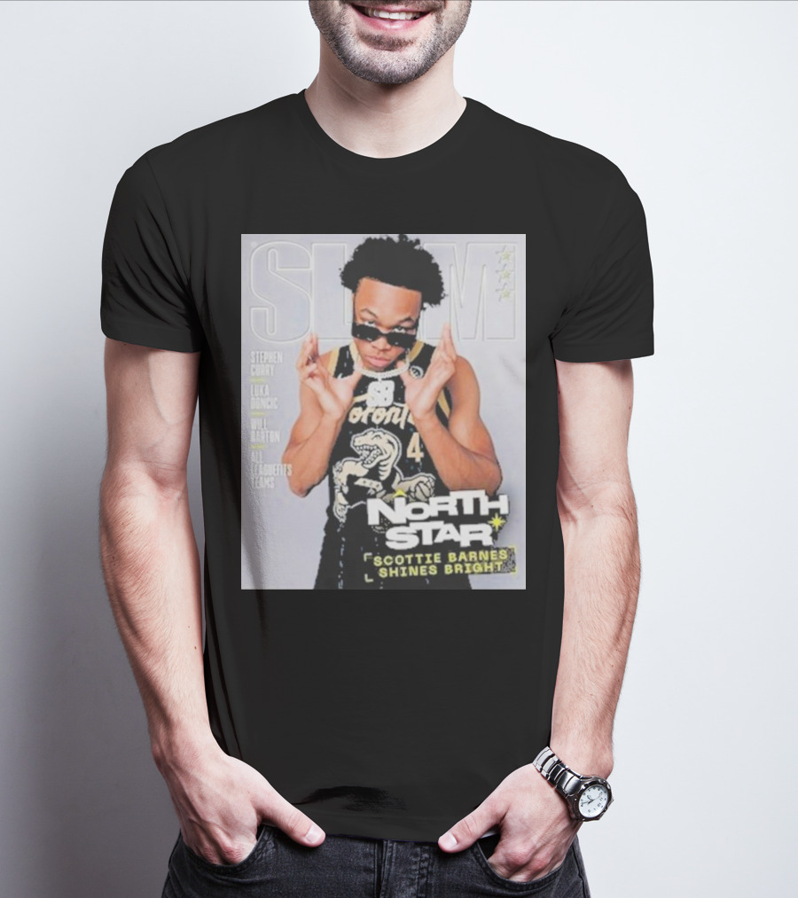SLAM Cover North Star Toronto Raptors Scottie Barnes Shines Bright T-Shirt