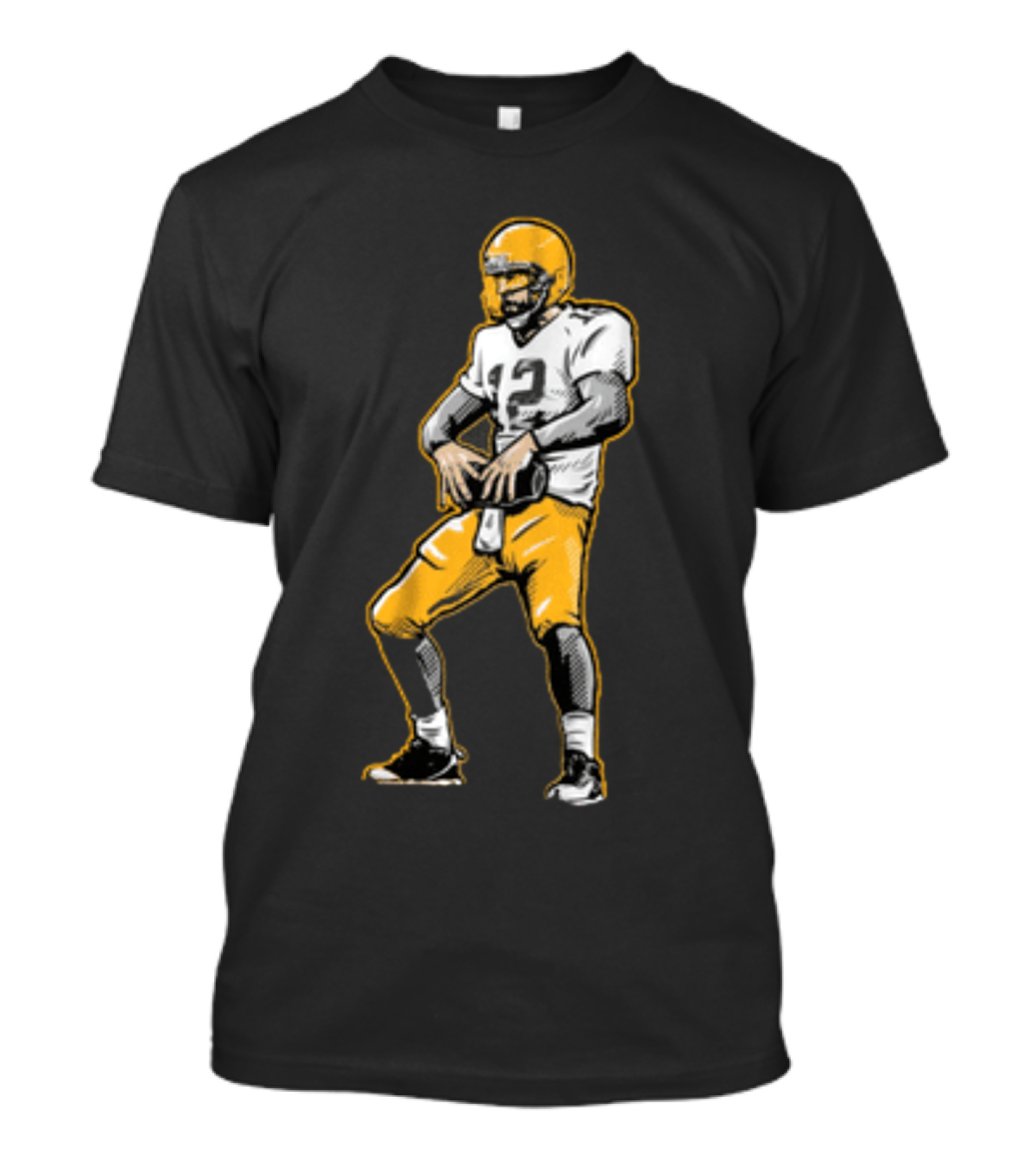 Aaron Rodgers Touchdown Celebration Football T-Shirt