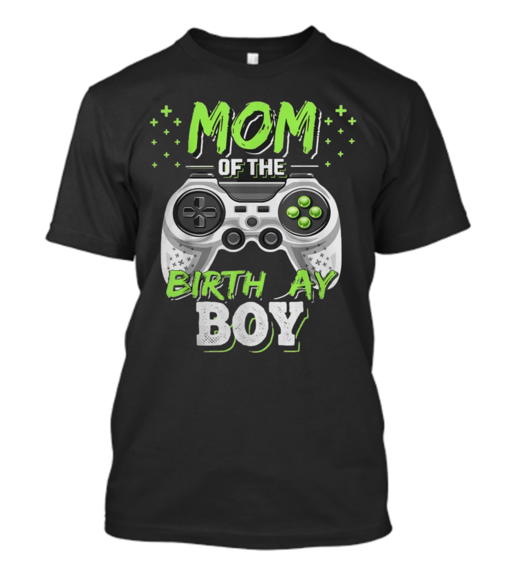 Mom Of The Birthday Boy Gamer Controller Matching Video Gamer Birthday Party T-Shirt
