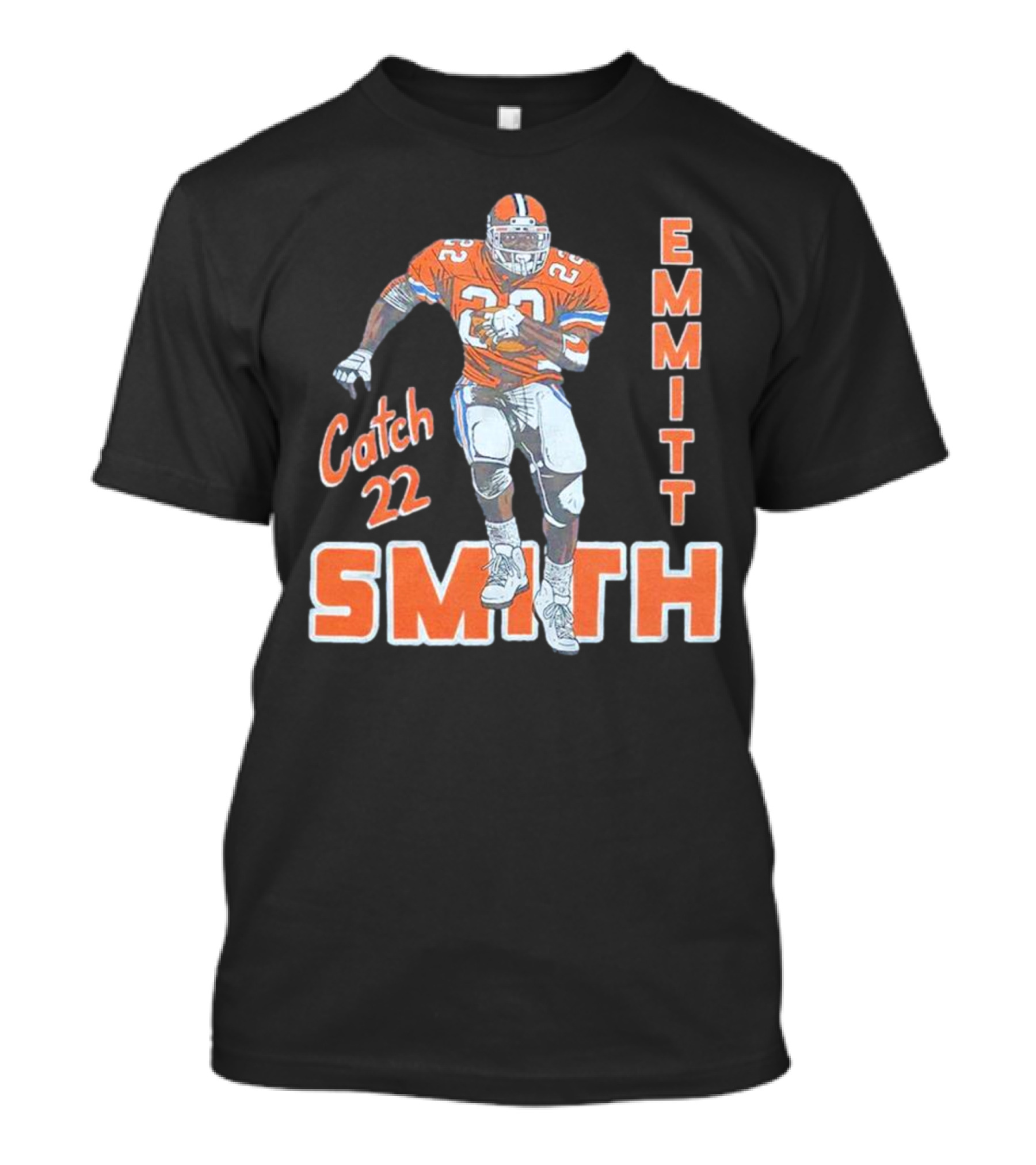 Emmitt Smith Catch 22 Football T-Shirt