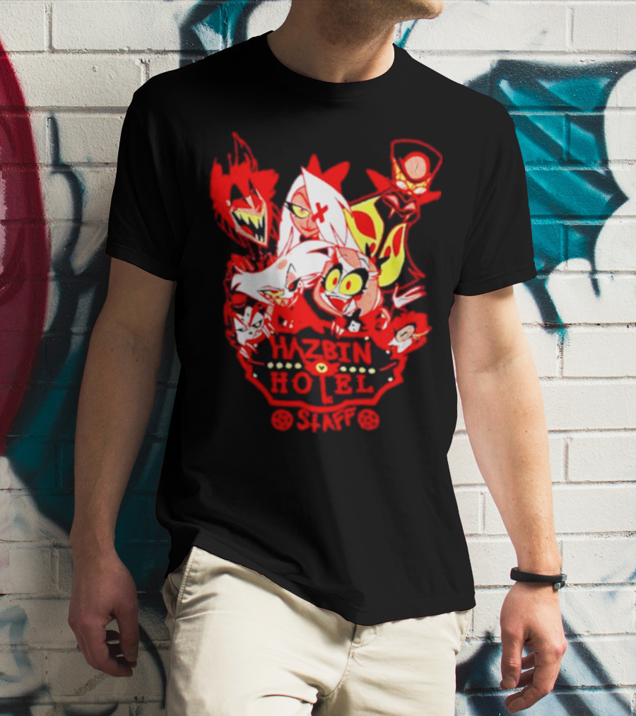 Hazbin Hotel Staff Characters Compilation T-Shirt