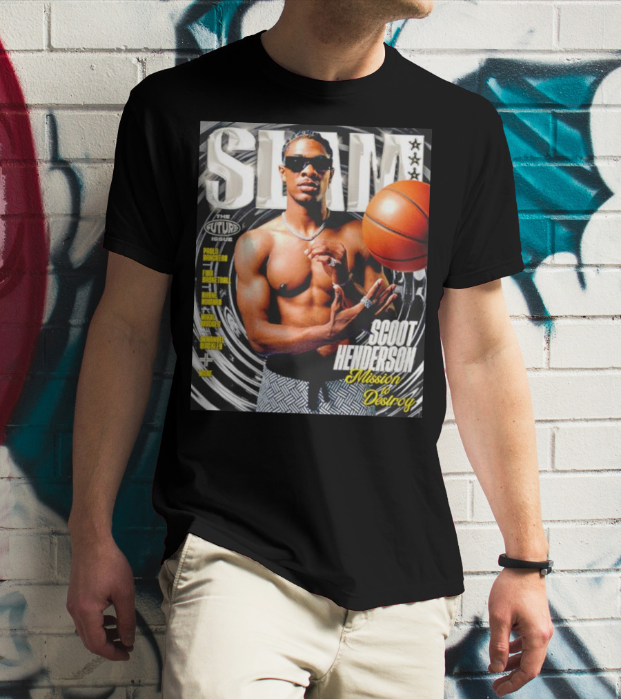 Slam Magazine The Future Issue Scoot Henderson Mission To Destroy Basketball T-Shirt