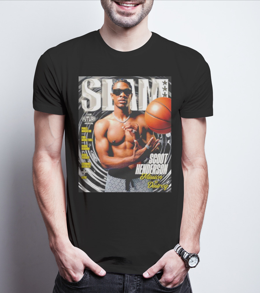 Slam Magazine The Future Issue Scoot Henderson Mission To Destroy Basketball T-Shirt