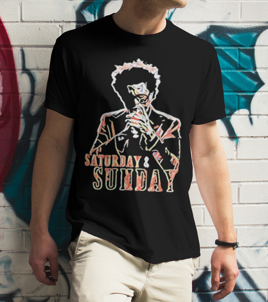 Saturday And Sunday Abstract T-Shirt