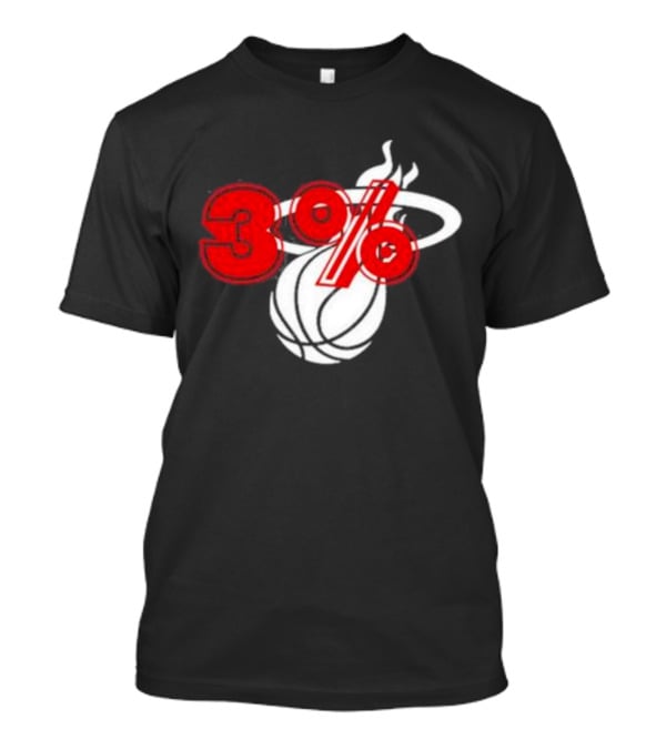 Brendan Tobin 3% Miami Heat Basketball T-Shirt
