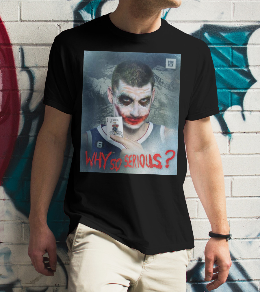 Complex Sports Why So Serious Nikola Jokic Joker Card T-Shirt