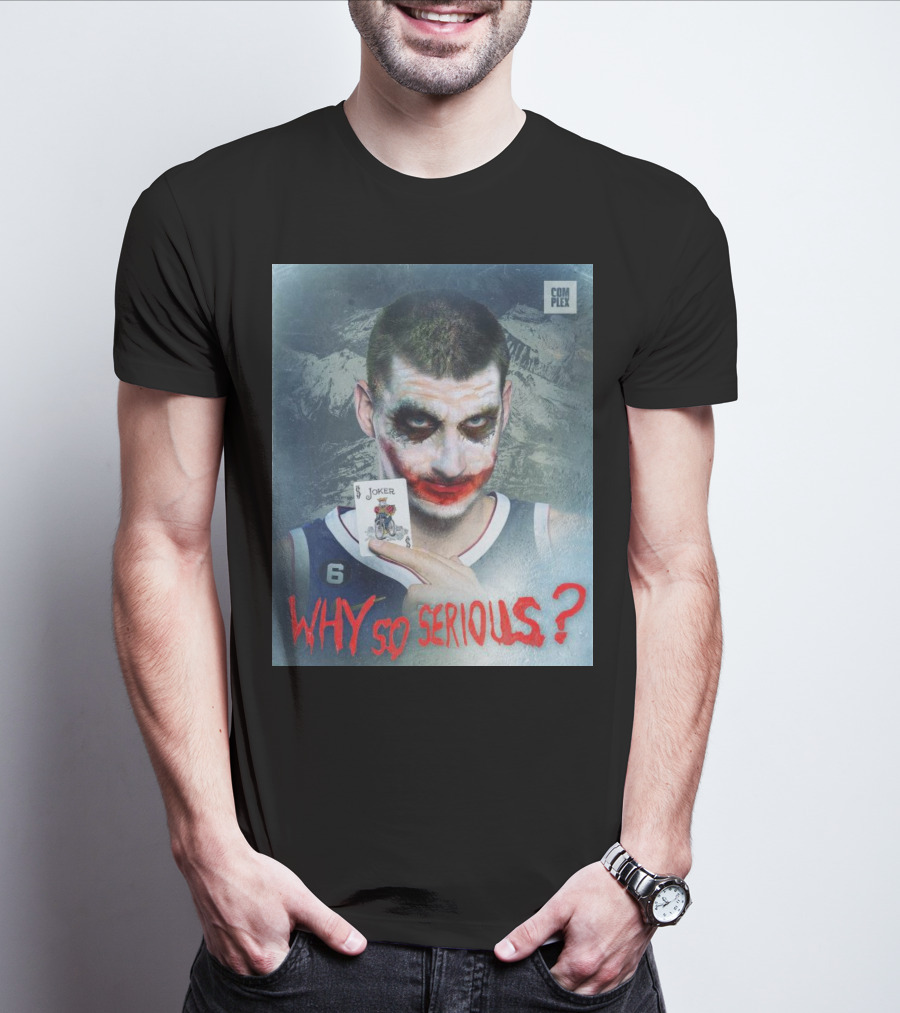Complex Sports Why So Serious Nikola Jokic Joker Card T-Shirt