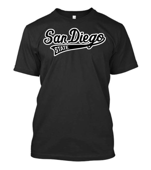 San Diego State University Vintage Retro Logo Script T-Shirt