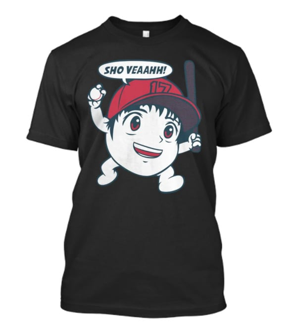 Shohei Ohtani Sho Veahh 17 Baseball Character T-Shirt