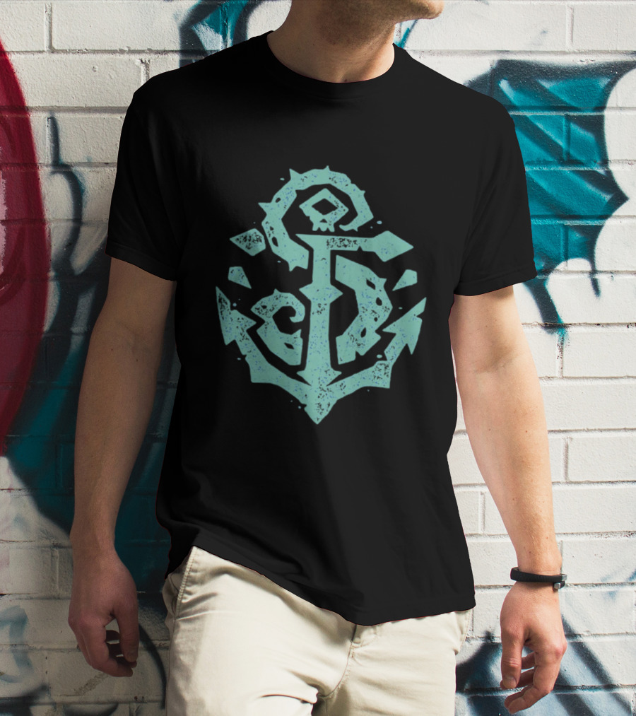 Sea Of Thieves Seafarer Anchor Fangamer Merch T-Shirt