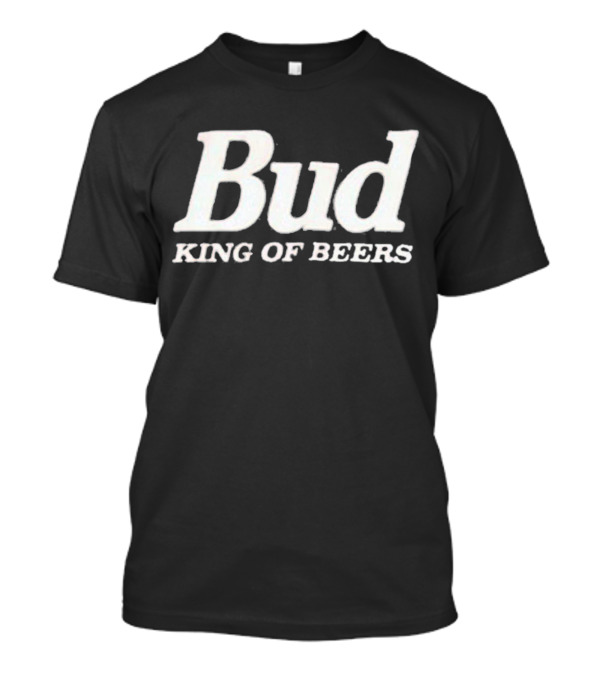 Bud King Of Beers Vintage Style Beer Branding T-Shirt