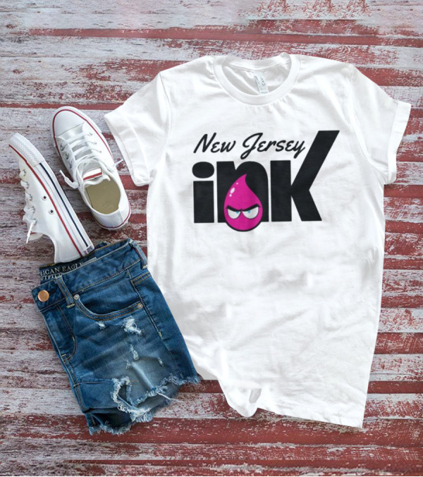 New Jersey Ink Angry Pink Droplet T-Shirt